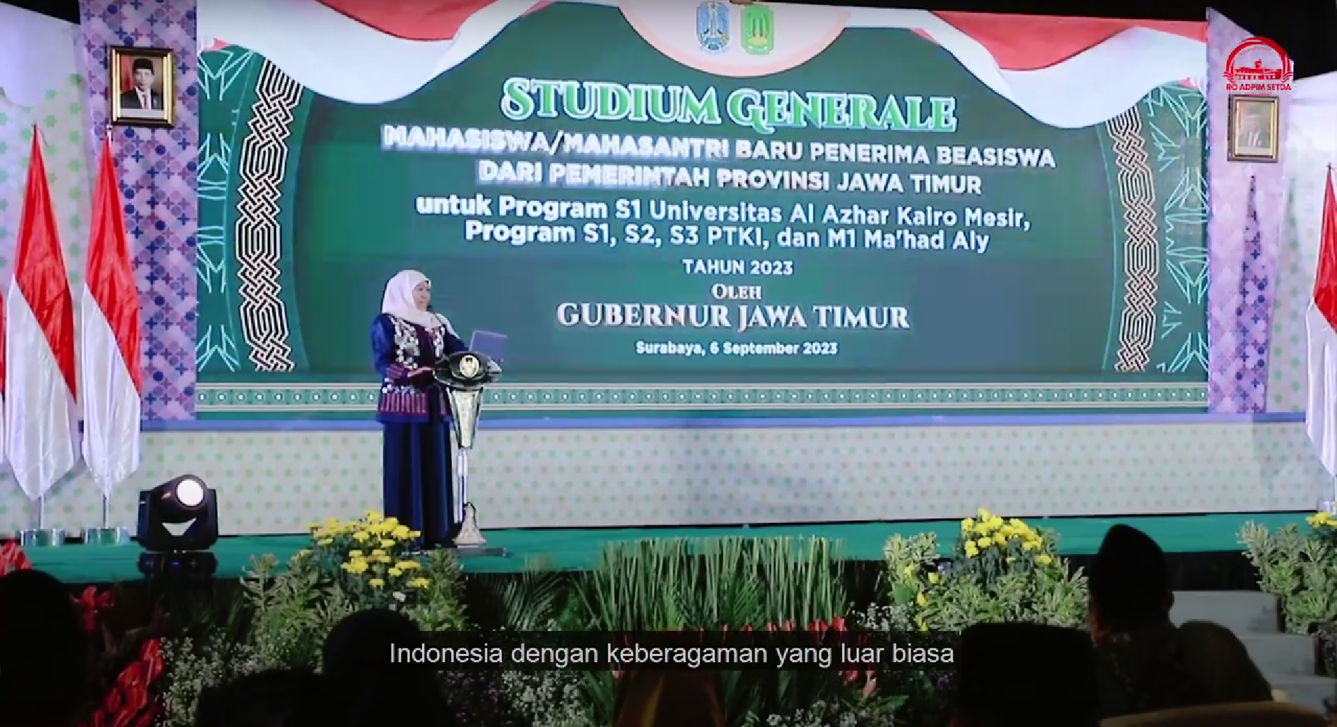 Mahasantri Ma’had Aly Al-Zamachsyari Hadiri Studium Generale Beasiswa Pemrov Jatim